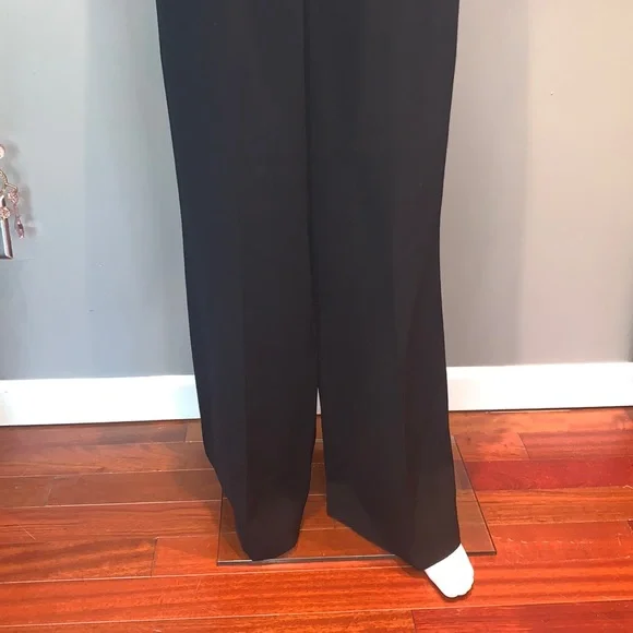 🖤 Akris Black Pleated Wide Leg Pants 🖤 - Picture 7 of 15